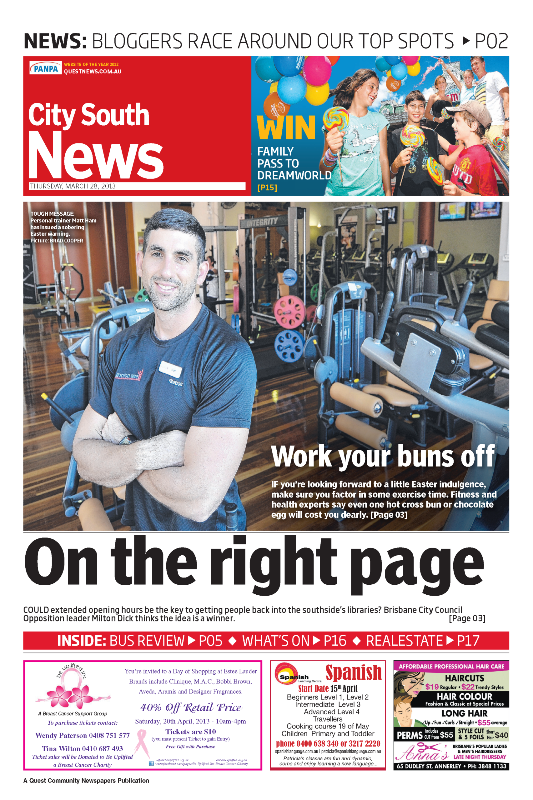 Work your buns off…